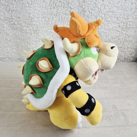 Bowser All Star Plush 10" Super Mario Bros Little Buddy New - Picture 3 of 13